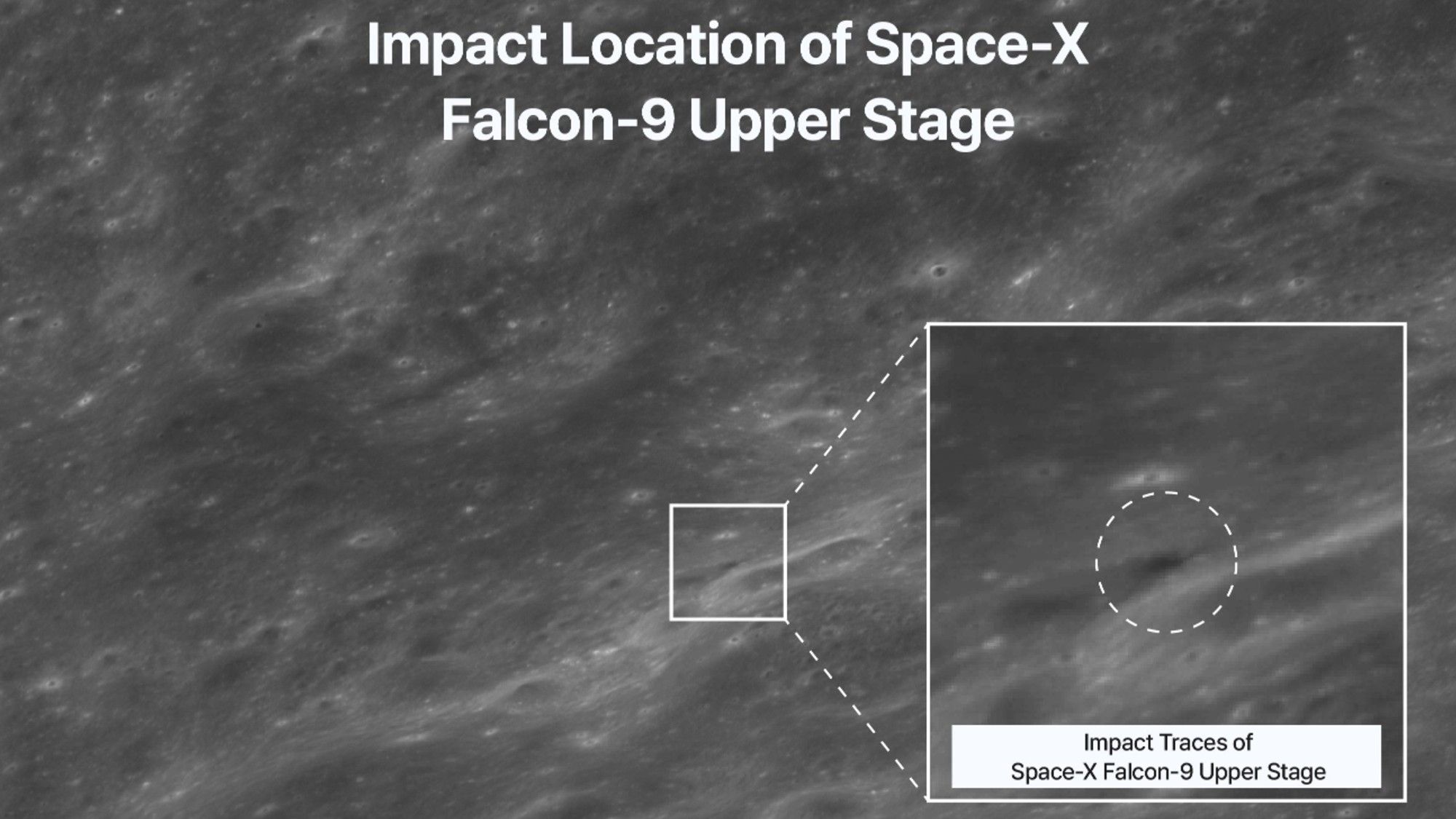 Dampak Roket SpaceX di Bulan Terekam oleh Orbiter Lunar Korea