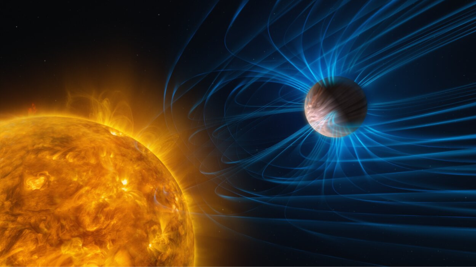 Penemuan Angin "Hot Jupiter" yang Menghantam dengan Kecepatan 15.000 mph Mengungkap Bukti Pertama Medan Magnet pada Eksoplanet